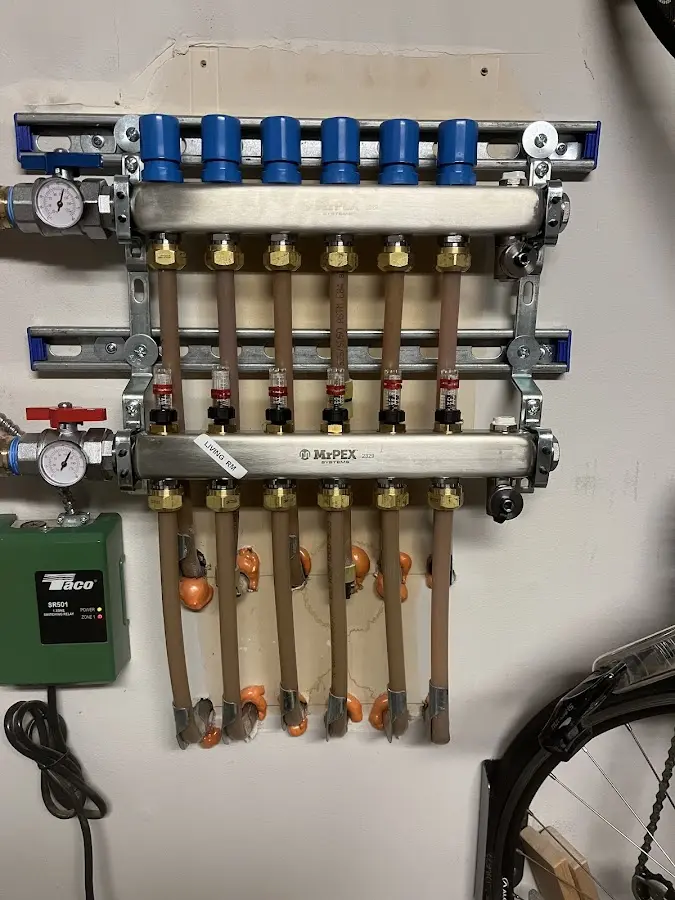 Plumber performing Gas Leak Detection at a residential property in Sunny Isles Beach